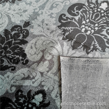 Ткань для африканского ковра из полиэстера и бархата с текстильным принтом